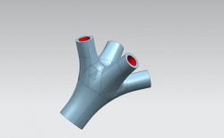 4 node cast model-automative design_stp